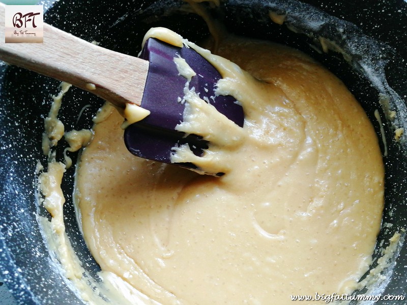 Making of Banana Cake with Caramel Icing