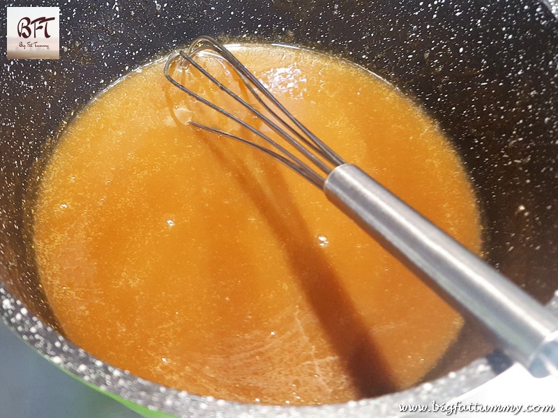 Making of Banana Cake with Caramel Icing