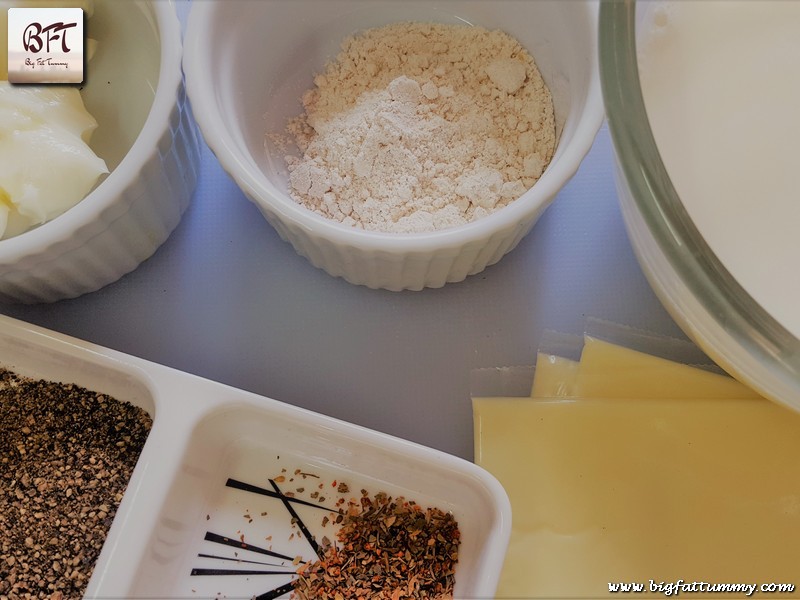 Preparation of Cheesy White Sauce