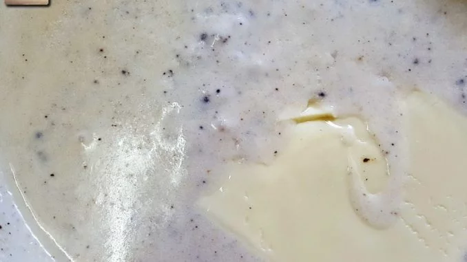 Cheesy White Sauce 03 Preparation of Cheesy White Sauce