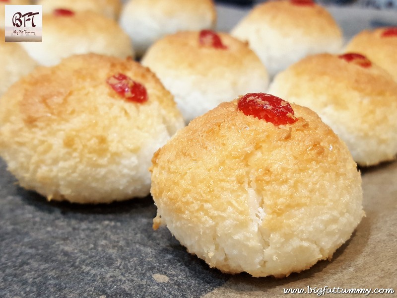 Making of Desiccated Coconut Cookies