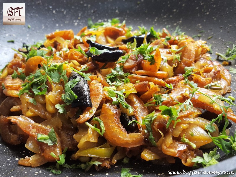 Preparation of Dry Prawn Chilly Fry