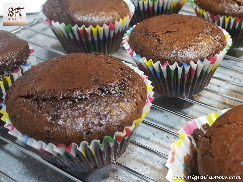 Making of Eggless Chocolate Muffins / Cupcakes