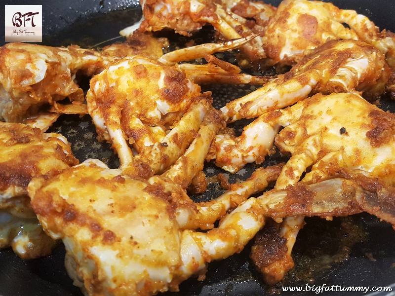 Making of Crispy Fried Crabs