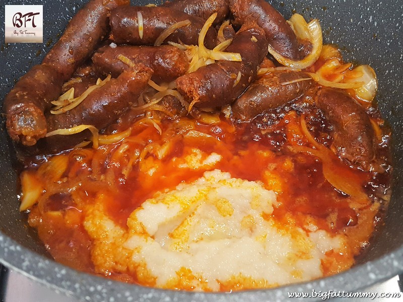 Preparation of Goan Chorizo Masala Curry