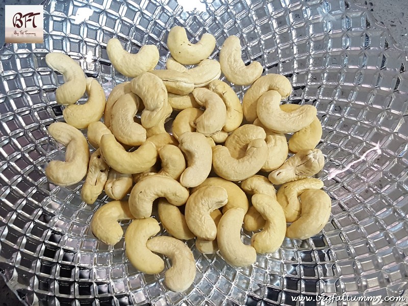 Making of Cashewnut Doce