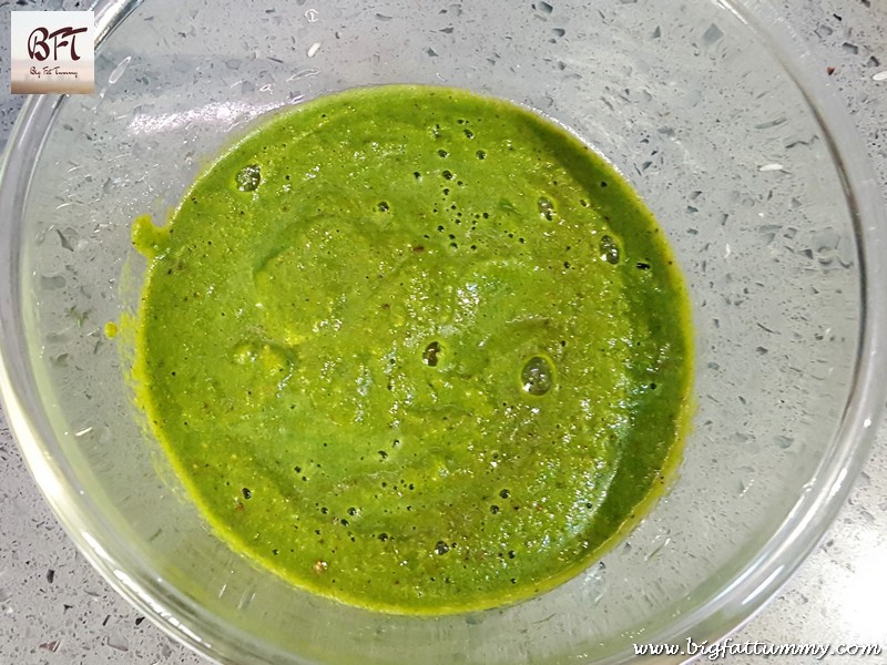 Preparation of Green Beef Meat Ball Curry