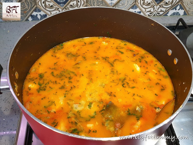 Preparation of Prawn Pulao