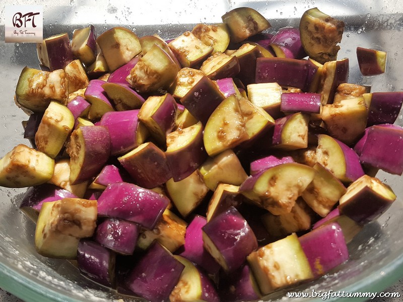 Preparation of Sweet Brinjal Pickle