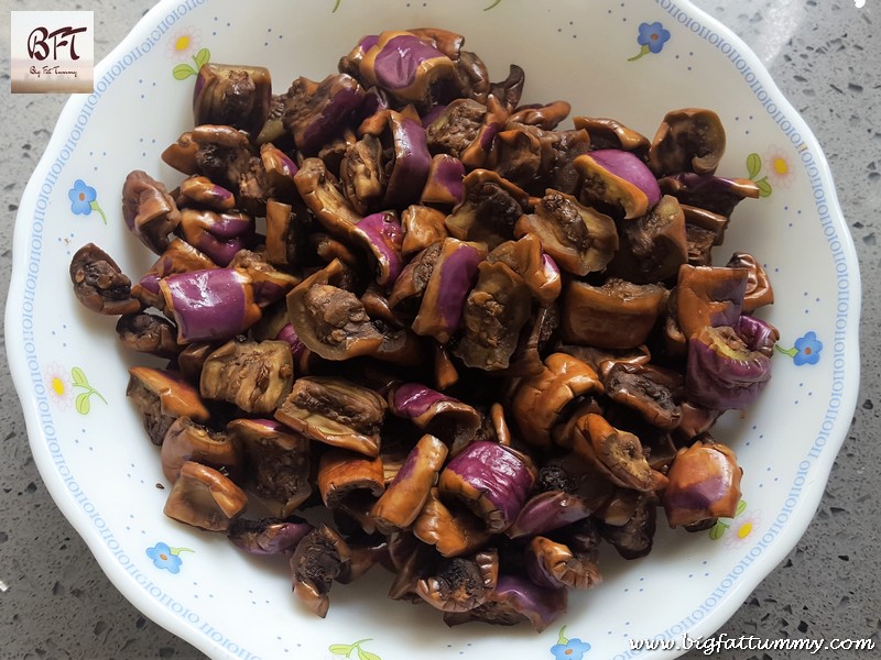 Preparation of Sweet Brinjal Pickle