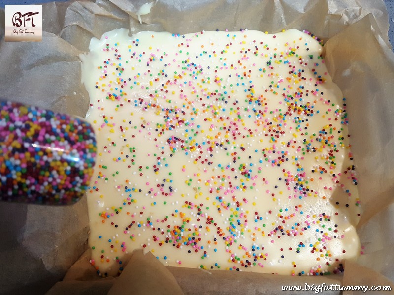 Making of White Chocolate Fudge