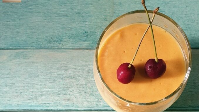 Eggless Mango Pudding 09 Eggless Mango Pudding