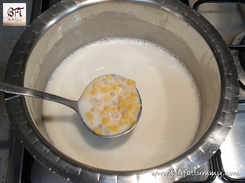 Making of Mangaane - Goan Sweet Sago- Split Chickpea Porridge