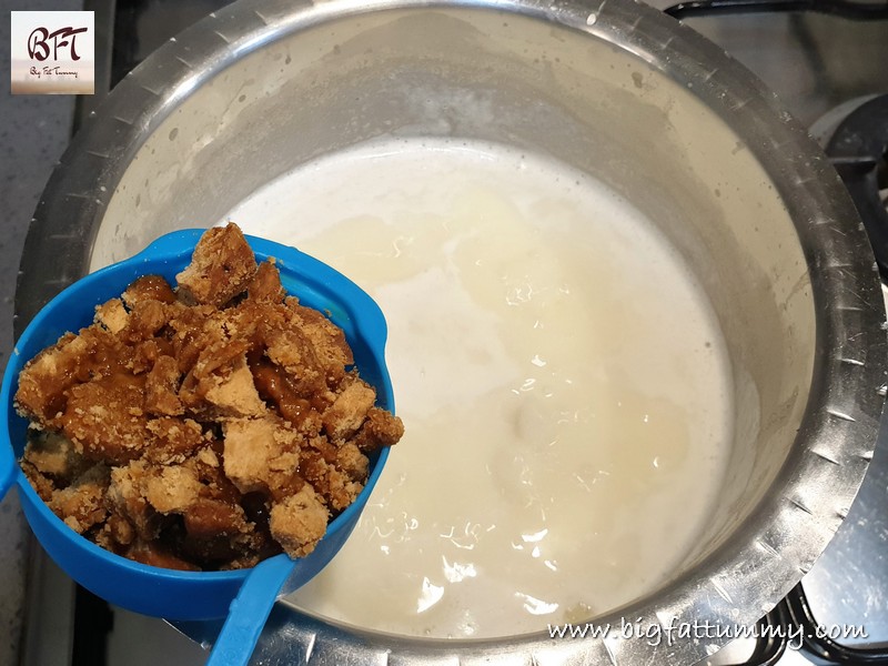 Making of Mangaane - Goan Sweet Sago- Split Chickpea Porridge