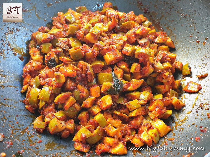 Quick Mango Miscut Pickle