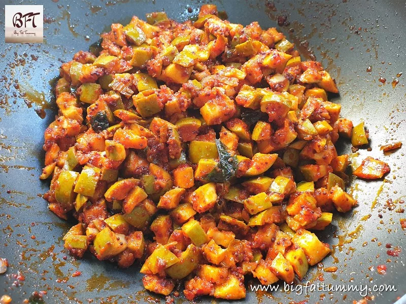 Quick Mango Miscut Pickle