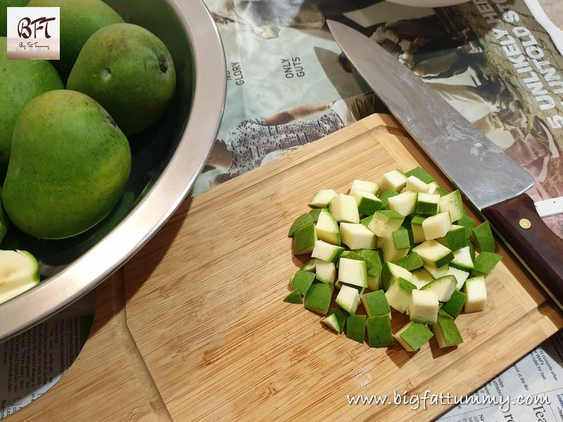 Making of Quick Mango Miscut Pickle