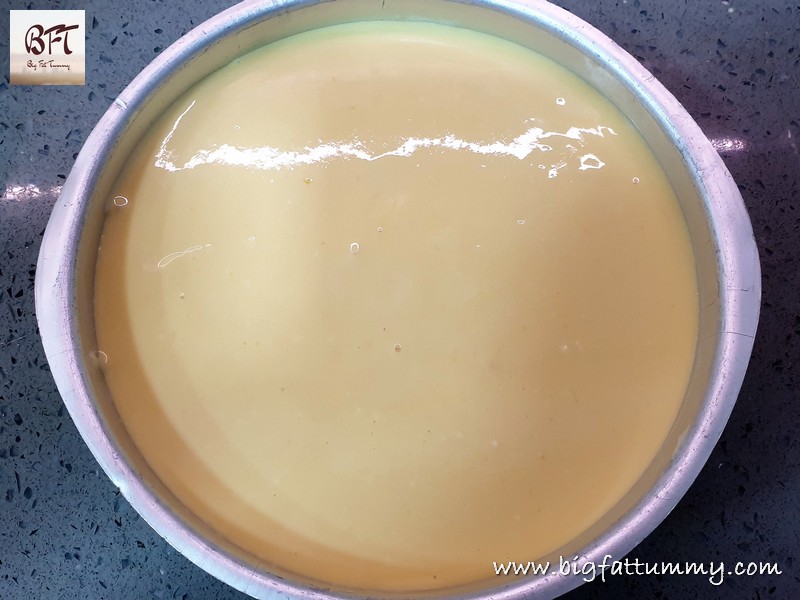 Preparation of Steamed Mango Yoghurt Pudding