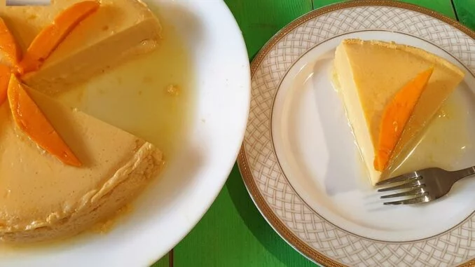 Steamed Mango Yoghurt Pudding 08 Steamed Mango Yoghurt Pudding