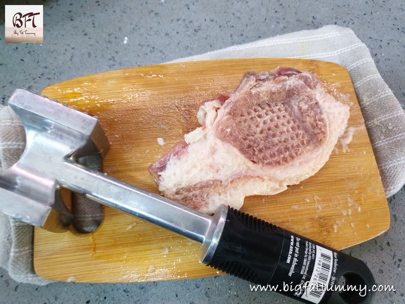 Making of Caramelized Pork Chops