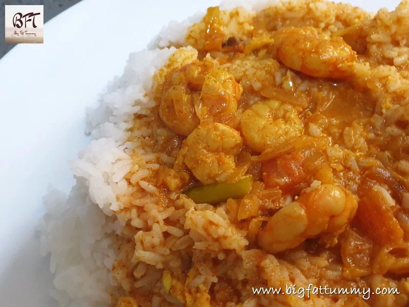 Making of Prawn Curry in a Hurry