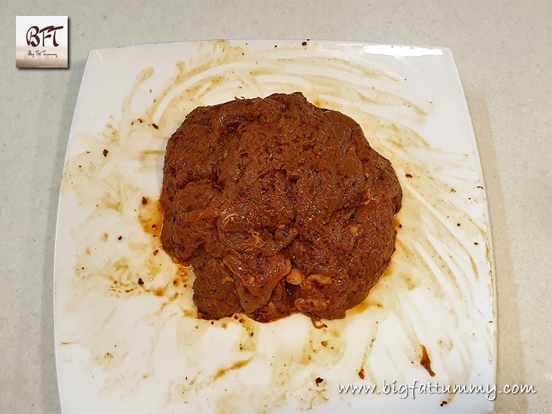 Preparation of Beef Masala Fried