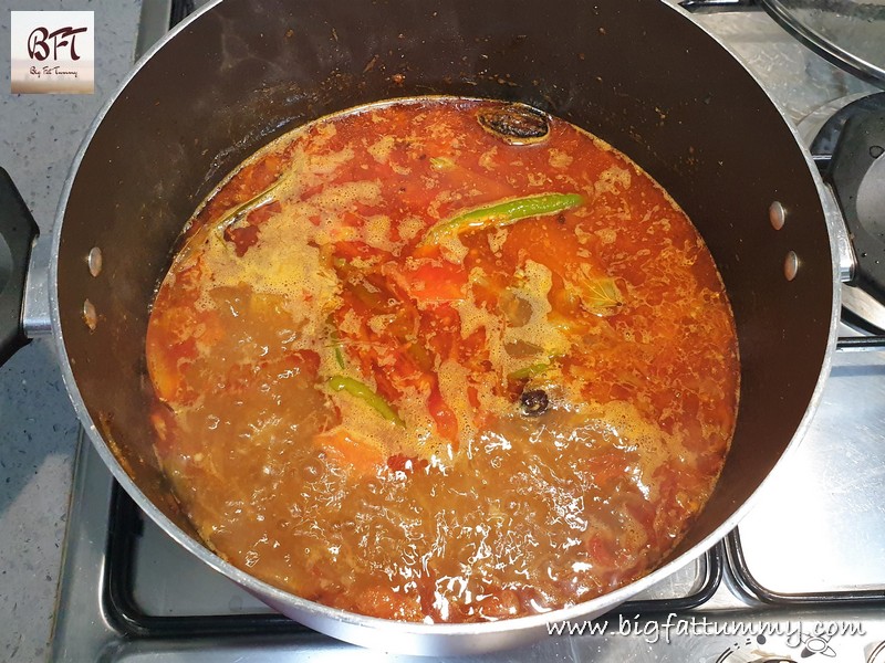 Preparation of Chick Pea Pulao