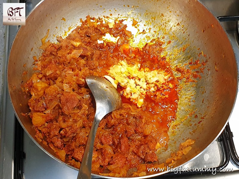 Preparation of Feijoada - Goan Cherizo Stew