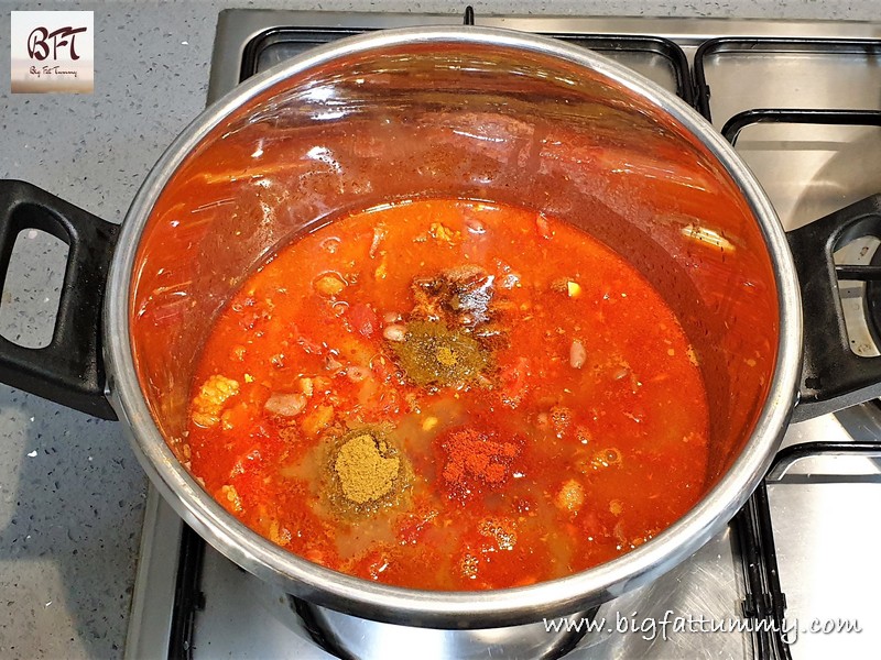 Preparation of Feijoada - Goan Cherizo Stew