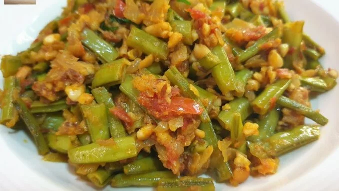 Cluster Bean Peanut Bhaji