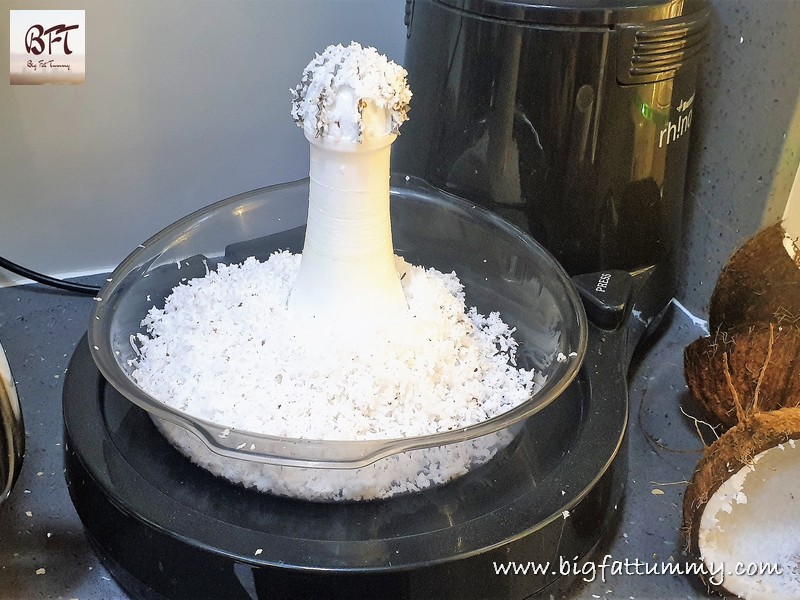 Making of Coconut-Palm Jaggery-Chana Filling