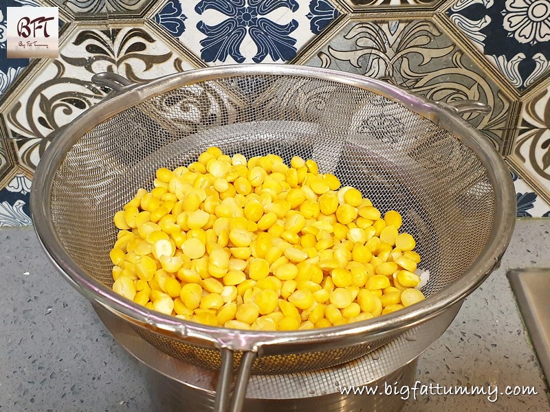 Making of Coconut-Palm Jaggery-Chana Filling