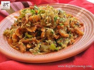Dry Prawn Chilly Fry - with Coconut