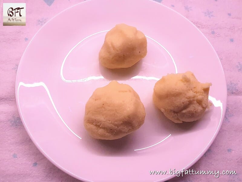 Preparation of Coconut Ice Snowballs