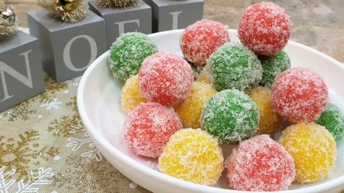 Coconut Ice Snowballs