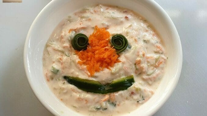 Cucumber Carrot Raita 06 Cucumber Carrot Raita
