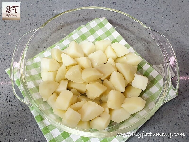 Making of Mixed Vegetable Mayo Salad