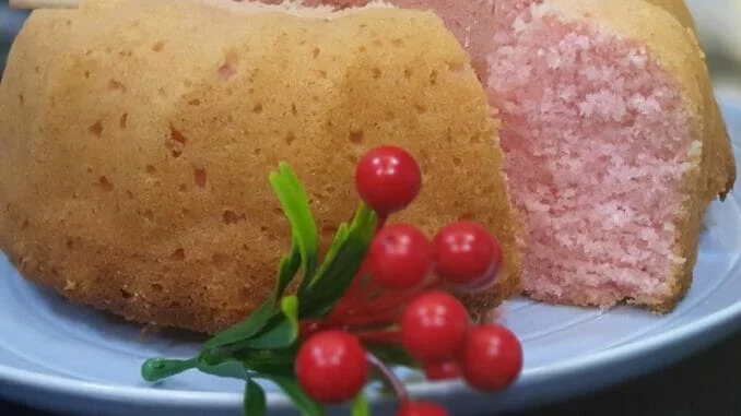 Rose Coconut Bundt Cake