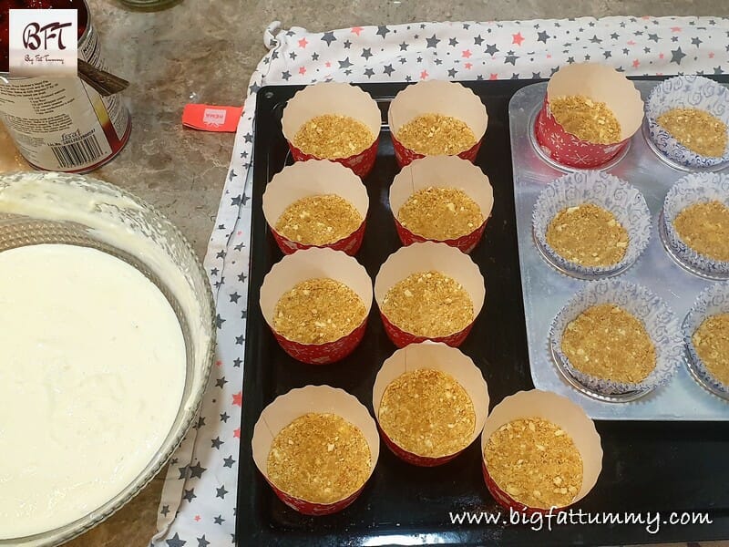Making of Mini Cheese Cakes