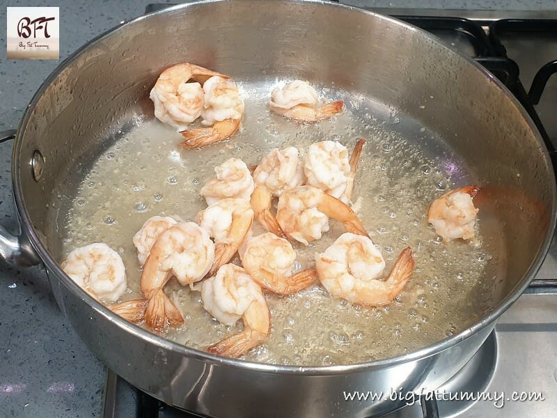 Making of Prawns Masala Fried