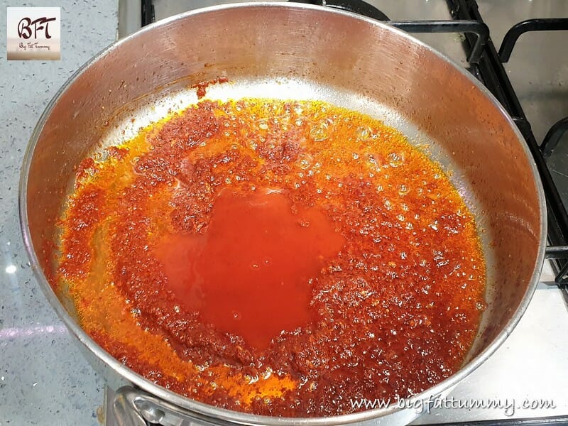 Making of Prawns Masala Fried