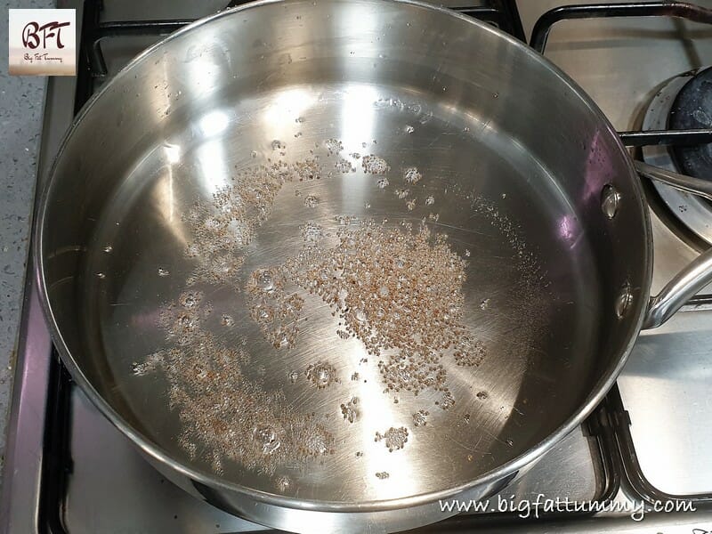 Preparation of Rawa Upma