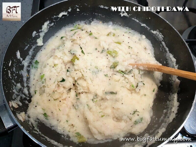 Preparation of Rawa Upma