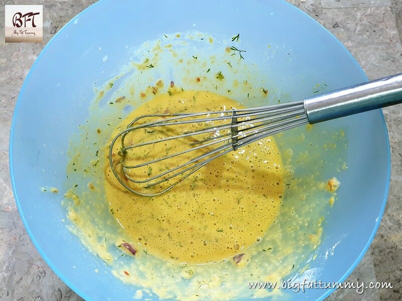 Making of Tomato Omlette / Besan Cheela