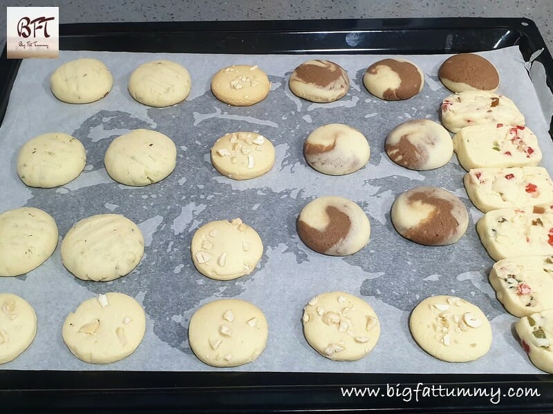 Making of Assorted Bakery Style Cookies