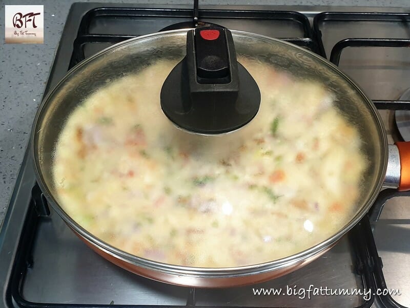 Making of a Bread Egg Omlette