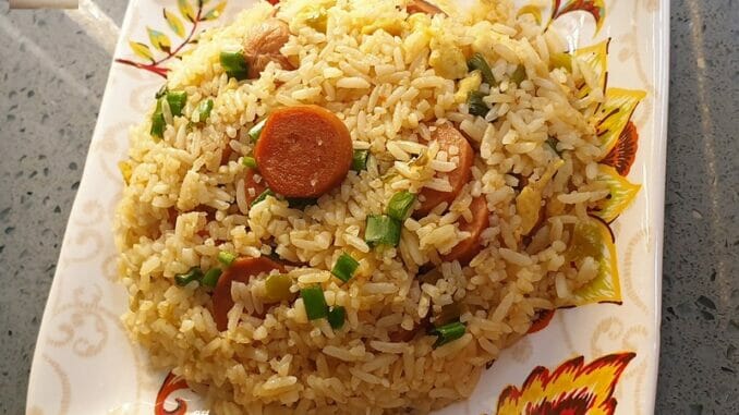 Chicken Sausage Fried Rice