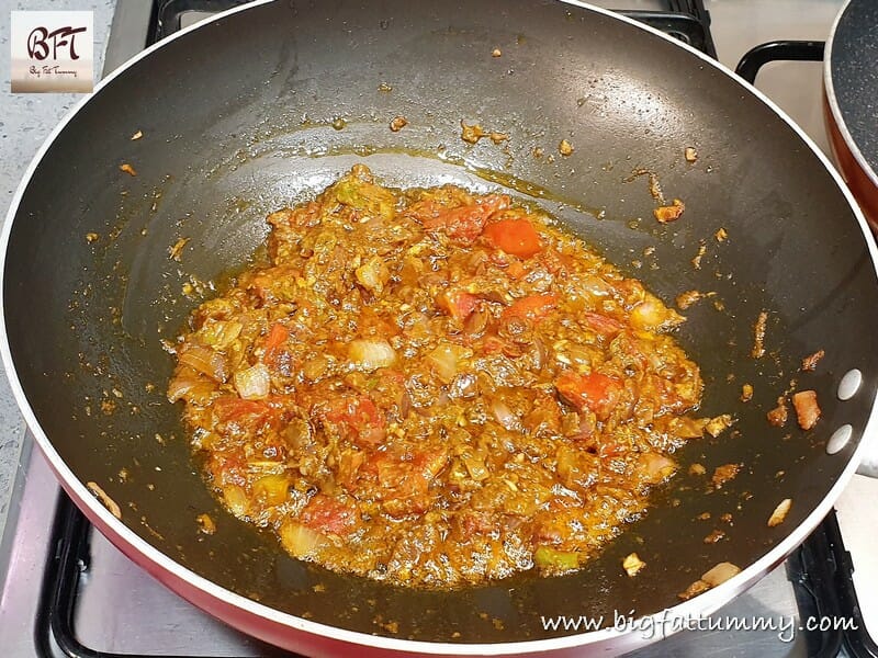 Making of Chicken Capsicum & Potato Curry