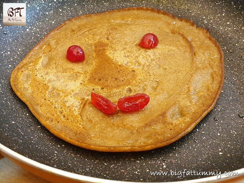 Eggless Sweet Wheat Flour Polle / Pancakes