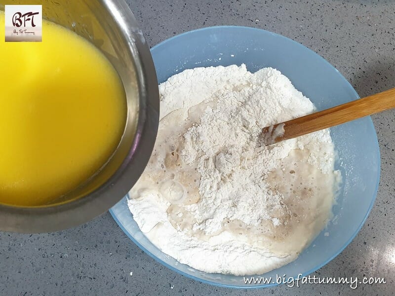 Making of No Knead Pao